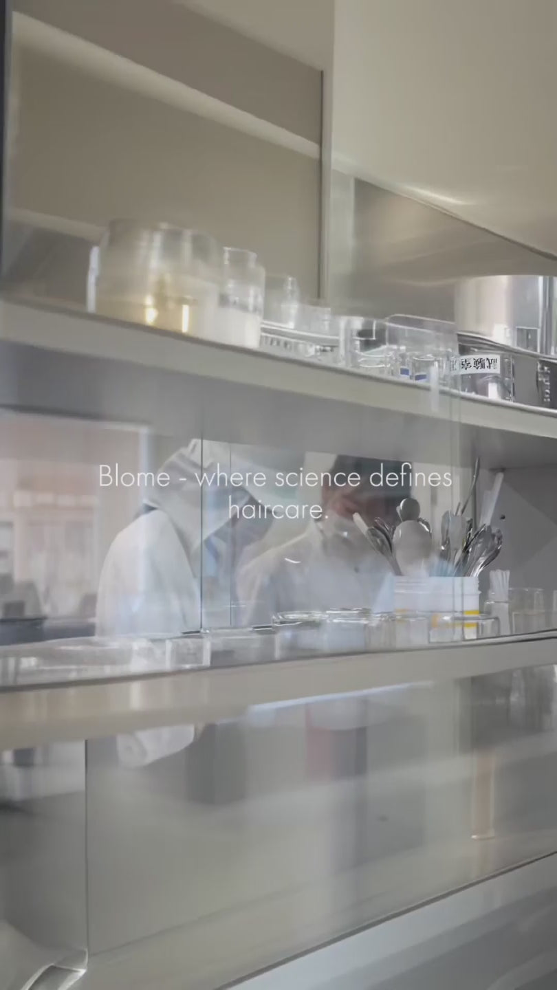 Blome research laboratory where science defines professional haircare